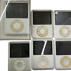 186001 現状品 Apple アップル iPod nano 第3世代 A1236  シルバー 11点まとめ売り [240408HM220024]の画像