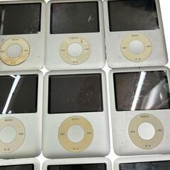 186001 現状品 Apple アップル iPod nano 第3世代 A1236  シルバー 11点まとめ売り [240408HM220024]の画像