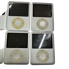 186001 現状品 Apple アップル iPod nano 第3世代 A1236  シルバー 11点まとめ売り [240408HM220024]の画像