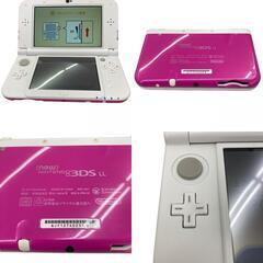186000 現状品 Nintendo 3DS LL RED-001  ピンク×ホワイト [250513HM080226]の画像