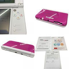 186000 現状品 Nintendo 3DS LL RED-001  ピンク×ホワイト [250513HM080226]の画像