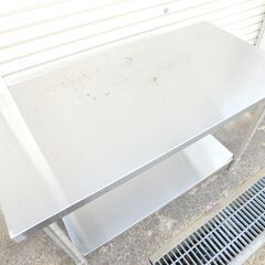 【JM724】アジャスター付き ステンレス調理台 作業台 厨房機器 W120 D60 H80の画像