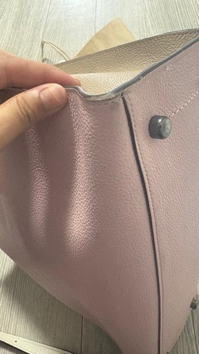 COACH コーチ トートバッグ ピンク レザー A4収納可