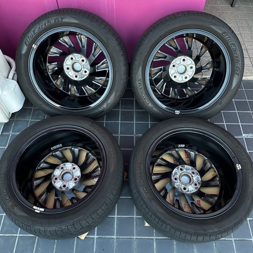 溝有 レヴォーグ VN EX GT 純正 215/50R17 YOKOHAMA タイヤ 17インチ