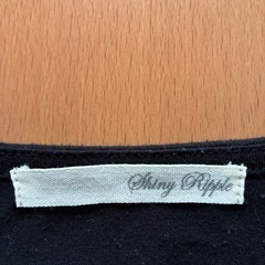 カットソー　ブラウス　サイズL ブラックの画像