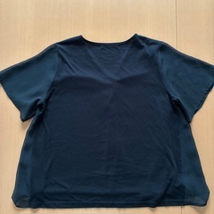 カットソー　ブラウス　サイズL ブラックの画像