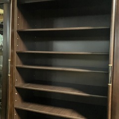 H 2508-718 食器棚 上下分割 固定ネジ キズ 汚れありの画像