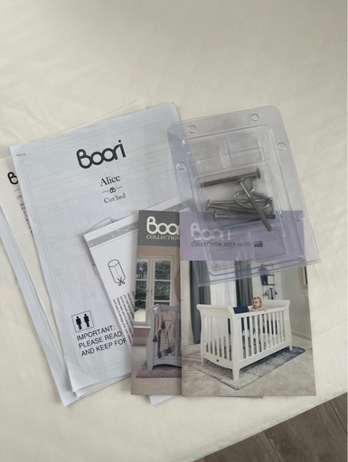 Boori ブーリ　アリス　ベビー
ベッド 3 in 1　説明書付き