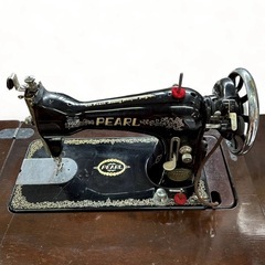 PEARI  パール 昭和アンティーク品 家庭用 足踏みミシン Vintage ヴィンテージの画像