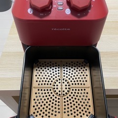 recolte エアーオーブン レッド 美品 1回使用の画像