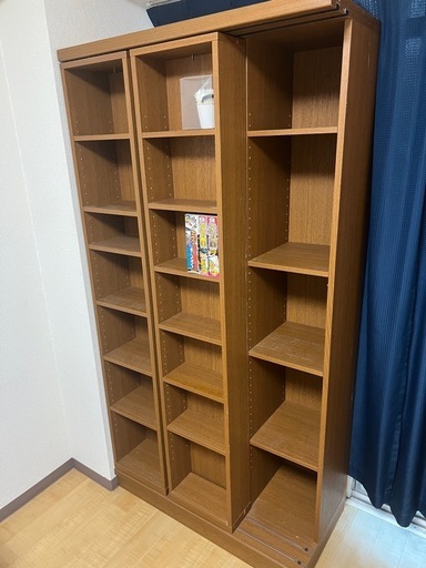 スライド式本棚