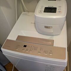 家電4点 (冷蔵庫、洗濯機、レンジ、炊飯器)の画像