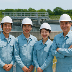 ★安定のインフラ×残業ほぼ無し★未経験OKの水処理スタッフ★年休120日+明休み30日で年150日休みの画像