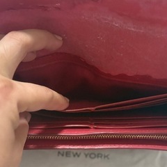 コーチ 長財布 - シグネチャー柄 × レッドの画像