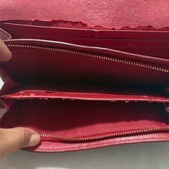 コーチ 長財布 - シグネチャー柄 × レッドの画像