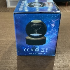 見て癒される❄️ 天使の惑星🪐 CRYSTAL BALL LANP クリスタルボールランプ Small World コレクションS 動作未確認❗️ 透明 茶色の画像