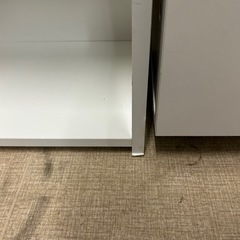 LOWYA 木製 絵本 おもちゃラック ホワイトの画像