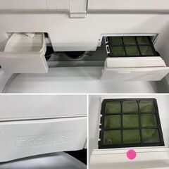 日立 全自動洗濯乾燥機 ビートウォッシュ 10/5.5kg 自動投入 AI ガラスタッチ式操作パネル BW-DX100F 2020年 中古家電 店頭引取歓迎 R9949の画像