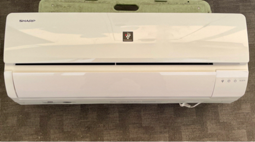 予約済み　　取付込み！　エアコン　2.5kw(6畳〜10畳、主に8畳) シャープ除菌イオンプラズマクラスター内蔵