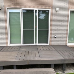 ウッドデッキ　人工木の画像