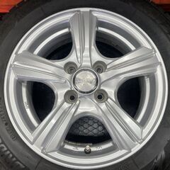 【BS BRIDGESTONE BLIZZAK VRX3 165/65R14】スタッドレス【DUNLOP VIOLENTO 14インチ 5J4HPCD100+39】タンク ルーミー等　(STD003)の画像