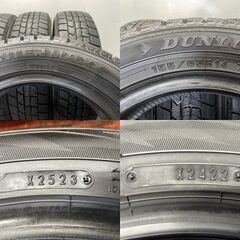 DUNLOP WINTER MAXX WM02 155/65R14 14インチ スタッドレス 4本 22～23年製 バリ溝 ミライース ステラ モコ等　(STD006)の画像