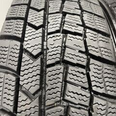 DUNLOP WINTER MAXX WM02 155/65R14 14インチ スタッドレス 4本 22～23年製 バリ溝 ミライース ステラ モコ等　(STD006)の画像