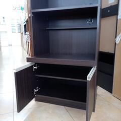 リユースのサカイ太田店★ジモティ割あり★  レンジボード ダークブラウン H178×D39.4×W59.6 クリーニング済み OJ10700の画像
