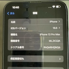 ⭐︎即日お渡し可★iPhone13promax512Gシエラブルーの画像