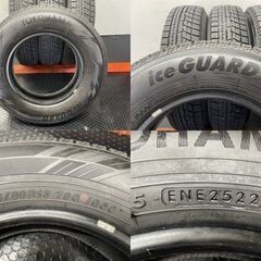 YOKOHAMA ice GUARD iG60 155/80R13 13インチ スタッドレス 4本 22年製 バリ溝 パッソ ブーン ワゴンR プラッツ等　(STD025)の画像