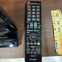 【シャープ】32v 液晶テレビ★2014年製 クリーニング済/6ヶ月保証付き 【管理番号12508】桒の画像