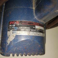 盛岡　RYOBI 電動ブロワ BL-28　実動　火おこし　掃除　送風機　清掃の画像