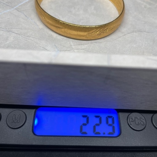 アクセサリー　ブレスレット　999刻印 24K