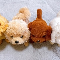 犬 ぬいぐるみ 8体 まとめ売り 動く犬 4体の画像