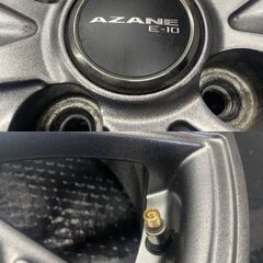 TOPY AZANE E-10 トピー アザーネ 社外ホイール 16インチ 4本 6J4HPCD100+45 ライズ ロッキー アクア ヤリス等　(SHI018)の画像