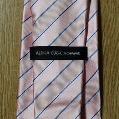 【2点で3,000円 未着用】その② ALPHA CUBIC シルク100%ネクタイ 日本製の画像