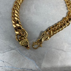 アクセサリー　ブレスレット　バングル　2面カット　999刻印（24K）の画像
