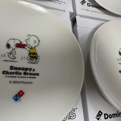 新品未使用　スヌーピー　皿×4 トートバッグセットの画像