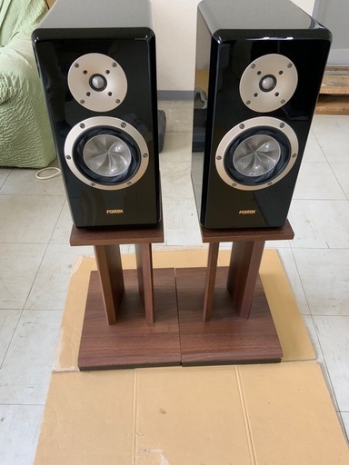 FOSTEX スピーカー&スタンドおまけ付きほぼ新品