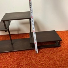 小物飾り棚、和風、長さ64センチの画像