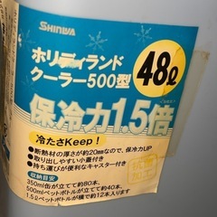 ホリデーランド クーラーボックス500型 48ℓ アウトドア 釣り SHINWAの画像