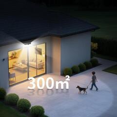 4個入り⭐️ソーラーライト 屋外 4000LM高輝度 防犯 防水 人感センサーの画像