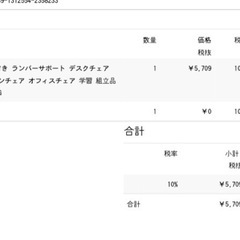 山善] チェア メッシュチェア 肘付き ランバーサポート デスクチェア 幅54×奥行59×高さ85-97cm パソコンチェア オフィスチェア 学習 組立品の画像