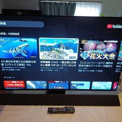 【動画あり】～8/29まで79800円⇒59800円  パナソニック ビエラ Panasonic VIERA TH-55FZ1000 2018年式 4K有機ELテレビ 4K 55型  HDR/倍速 NET動画 スマートテレビ ユーチューブ Amazonプライム・ビデオ ネットフリックス 観れます！の画像