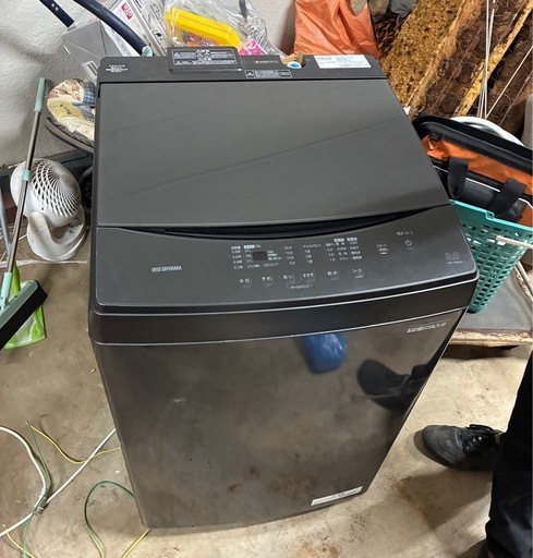 ⑮【2023年】洗濯機 8kg IAW-T806HA アイリスオーヤマ