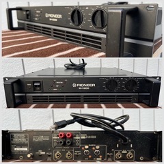■パイオニア パワーアンプ ■PIONEER M-V200■業務用 ラック搭載型 ラックマウント■通電のみ確認済み ジャンク品扱い 現状品の画像