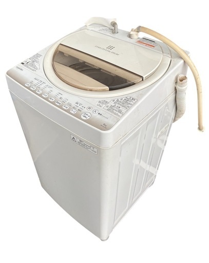 GYP0825 TOSHIBA 東芝 全自動電気洗濯機 AW-6G2(W)