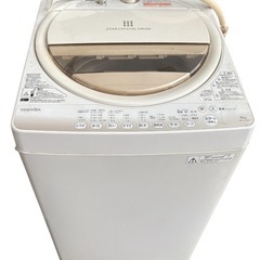 GYP0825  TOSHIBA　東芝　全自動電気洗濯機　AW-6G2(W)の画像