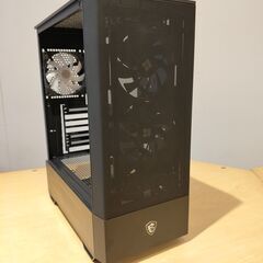 PCケース MSI MAG FORGE 110R ＋ フロントファン3基付きの画像