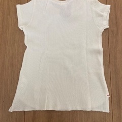 100円。ワッフルチュニックTシャツ90cmの画像